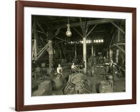 Rainier Brewing and Malting Co., Cooper Shop, 1914-Asahel Curtis-Framed Giclee Print