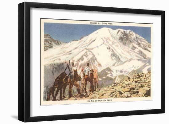 Rainier National Park, Washington-null-Framed Art Print