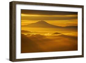 Rainier Sunset II-Brian Kidd-Framed Photographic Print