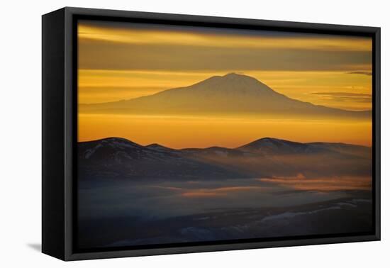 Rainier Sunset III-Brian Kidd-Framed Stretched Canvas