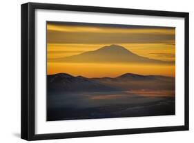 Rainier Sunset III-Brian Kidd-Framed Photographic Print