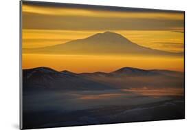 Rainier Sunset III-Brian Kidd-Mounted Photographic Print