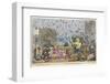 Raining Cats and Dogs, and Pitchforks-George Cruikshank-Framed Photographic Print