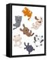 Raining Cats and Dogs-lenm-Framed Stretched Canvas
