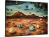 Raining Marbles 3-Leah Saulnier-Stretched Canvas