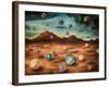 Raining Marbles 3-Leah Saulnier-Framed Giclee Print