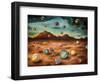 Raining Marbles 3-Leah Saulnier-Framed Giclee Print