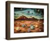 Raining Marbles 3-Leah Saulnier-Framed Premium Giclee Print