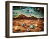 Raining Marbles 3-Leah Saulnier-Framed Giclee Print