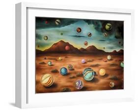 Raining Marbles 3-Leah Saulnier-Framed Giclee Print