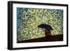 Raining-Andre Burian-Framed Giclee Print