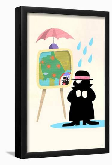 Rainman Weather Forecast-Ryo Takagi-Framed Poster