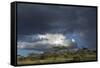 Rainstorm approaching Ndutu, Ngorongoro Conservation Area, Serengeti, Tanzania.-Sergio Pitamitz-Framed Stretched Canvas