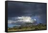 Rainstorm approaching Ndutu, Ngorongoro Conservation Area, Serengeti, Tanzania.-Sergio Pitamitz-Framed Stretched Canvas