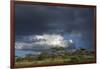 Rainstorm approaching Ndutu, Ngorongoro Conservation Area, Serengeti, Tanzania.-Sergio Pitamitz-Framed Photographic Print