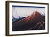 Rainstorm Beneath the Summit (The Black Fuji)-Katsushika Hokusai-Framed Premium Giclee Print