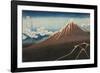 Rainstorm Beneath the Summit-Katsushika Hokusai-Framed Giclee Print