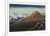 Rainstorm Beneath the Summit-Katsushika Hokusai-Framed Giclee Print