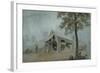 Rainstorm, Cider Mill at Redding, Connecticut, c.1840-George Harvey-Framed Giclee Print