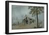 Rainstorm, Cider Mill at Redding, Connecticut, c.1840-George Harvey-Framed Giclee Print