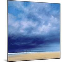 Rainstorm Off Holkham Beach-Derek Hare-Mounted Giclee Print