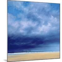 Rainstorm Off Holkham Beach-Derek Hare-Mounted Giclee Print