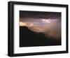 Rainstorm over the Grand Canyon at Sunset, Grand Canyon NP, Arizona-Greg Probst-Framed Photographic Print