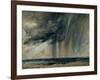 Rainstorm over the Sea, C.1824-28 (Oil on Paper Laid on Canvas)-John Constable-Framed Giclee Print