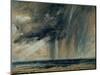 Rainstorm over the Sea, C.1824-28 (Oil on Paper Laid on Canvas)-John Constable-Mounted Premium Giclee Print