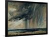 Rainstorm over the Sea, C.1824-28 (Oil on Paper Laid on Canvas)-John Constable-Framed Giclee Print