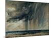 Rainstorm over the Sea, C.1824-28 (Oil on Paper Laid on Canvas)-John Constable-Mounted Giclee Print