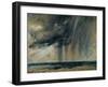 Rainstorm over the Sea, C.1824-28 (Oil on Paper Laid on Canvas)-John Constable-Framed Giclee Print