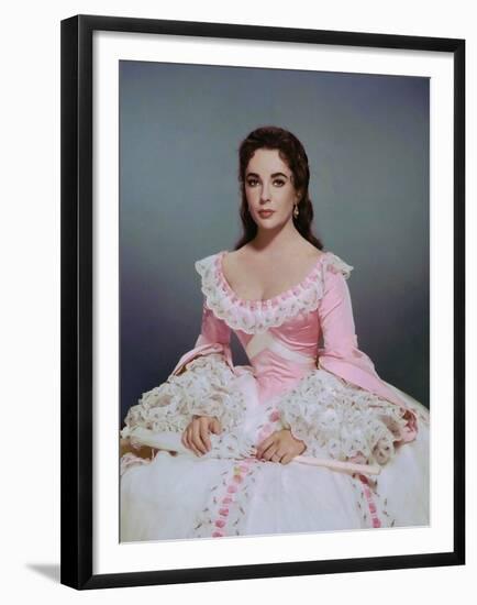 RAINTREE COUNTY, 1957 directed by EDWARD DMYTRYK Elizabeth Taylor (photo)-null-Framed Photo