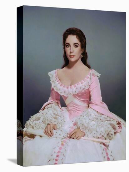 RAINTREE COUNTY, 1957 directed by EDWARD DMYTRYK Elizabeth Taylor (photo)-null-Stretched Canvas