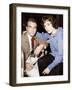 Raintree County, Montgomery Clift, Elizabeth Taylor, on set, 1957-null-Framed Photo