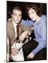 Raintree County, Montgomery Clift, Elizabeth Taylor, on set, 1957-null-Mounted Photo