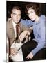 Raintree County, Montgomery Clift, Elizabeth Taylor, on set, 1957-null-Mounted Photo