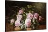 Rainwashed Roses-Edward Chalmers Leavitt-Stretched Canvas