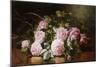 Rainwashed Roses-Edward Chalmers Leavitt-Mounted Giclee Print