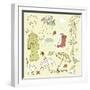 Rainy Autumn Days Doodles-Alisa Foytik-Framed Art Print