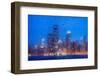 Rainy Chicago Lakefront Blues-Steve Gadomski-Framed Photographic Print