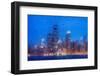 Rainy Chicago Lakefront Blues-Steve Gadomski-Framed Photographic Print