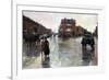 Rainy Day, Boston-Childe Hassam-Framed Giclee Print