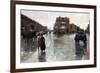 Rainy Day, Boston-Childe Hassam-Framed Giclee Print