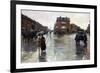 Rainy Day, Boston-Childe Hassam-Framed Giclee Print