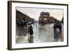 Rainy Day, Boston-Childe Hassam-Framed Premium Giclee Print