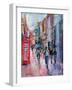 Rainy Day, Carnaby Street-Sylvia Paul-Framed Giclee Print