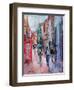 Rainy Day, Carnaby Street-Sylvia Paul-Framed Giclee Print