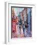 Rainy Day, Carnaby Street-Sylvia Paul-Framed Giclee Print