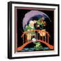 Rainy Day - Child Life-Hazel Frazee-Framed Premium Giclee Print